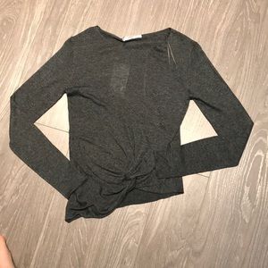 Zara Knit Sweater with faux tie
